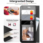 OCASE Samsung Galaxy S25 Deri Czdan Klf-Black