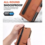 OCASE Galaxy Z Fold 3 Deri Czdan Klf-Brown