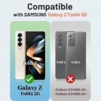 OCASE Galaxy Z Fold 4 5G Deri Czdan Klf-Black