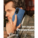 OCASE Samsung Galaxy S25 Edge Deri Czdan Klf-Light Blue