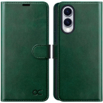 OCASE Samsung Galaxy S25 Edge Deri Czdan Klf-Blackish Green