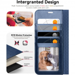 OCASE Samsung Galaxy S25 Edge Deri Czdan Klf-Blue