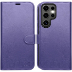 OCASE Samsung Galaxy S25 Ultra Deri Czdan Klf-Purple