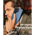 OCASE Samsung Galaxy S25 Ultra Deri Czdan Klf-Light Blue