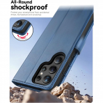 OCASE Samsung Galaxy S25 Ultra Deri Czdan Klf-Light Blue