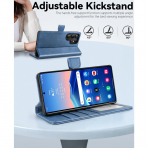 OCASE Samsung Galaxy S25 Ultra Deri Czdan Klf-Light Blue