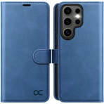 OCASE Samsung Galaxy S25 Ultra Deri Czdan Klf-Light Blue