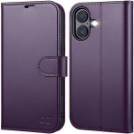 OCASE Apple iPhone 17 Czdan Klf-Dark Purple