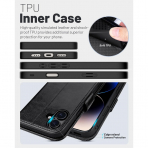 OCASE Apple iPhone 17 Czdan Klf-Black