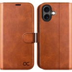 OCASE Apple iPhone 17 Czdan Klf-Brown