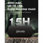 OHAYO 40W Tanabilir Bluetooth Hoparlr