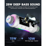 OHAYO Tanabilir Bluetooth Hoparlr-White