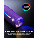 OHAYO Tanabilir Bluetooth Hoparlr-Purple