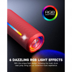 OHAYO Tanabilir Bluetooth Hoparlr-Bright Red