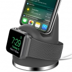 OLEBR Apple Watch/Airpods/iPhone arj Stand-Space Gray