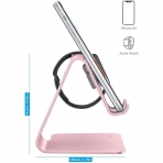 OMOTON CW02 Alminyum 2si 1 Arada Stand-Rose Gold