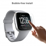 OMOTON Fitbit Versa Temperli Cam Ekran Koruyucu (3 Adet)