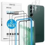 OMOTON Galaxy S22 Plus Temperli Cam Ekran ve Kamera Koruyucu (5 Adet)