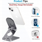 OMOTON Katlanabilir MagSafe Uyumlu Telefon Stand-Grey