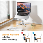 OMOTON LA10 360 D�nebilen Laptop Stand�-Silver