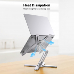OMOTON LA10 360 D�nebilen Laptop Stand�-Silver