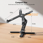 OMOTON LA10 360 D�nebilen Laptop Stand�-Black