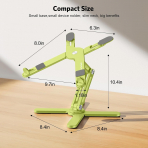 OMOTON LA10 360 D�nebilen Laptop Stand�-Citron