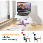 OMOTON LA10 360 D�nebilen Laptop Stand�-Purple
