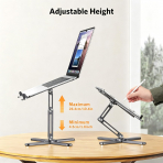 OMOTON LA10 360 D�nebilen Laptop Stand�-Space Gray