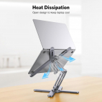 OMOTON LA10 360 D�nebilen Laptop Stand�-Space Gray