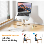 OMOTON LA10 360 D�nebilen Laptop Stand�-Gold
