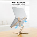 OMOTON LA10 360 D�nebilen Laptop Stand�-Gold