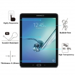 OMOTON Samsung Galaxy Tab S2 8.0 Temperli Cam Ekran Koruyucu