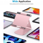 OMOTON T1 Alminyum iPad Stand-Rose Gold