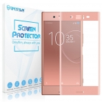OMYFILM Sony Xperia XZ Premium Temperli Cam Ekran Koruyucu (Bronze Pink)