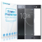 OMYFILM Sony Xperia XZ Premium Temperli Cam Ekran Koruyucu (Deepsea Black)