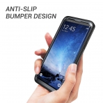 YOUMAKER Galaxy S9 Plus Rugged Bumper Klf (MIL-STD-810G)-Black
