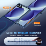 OWKEY Galaxy Z Flip 8 Darbe Korumal� K�l�f-Blue