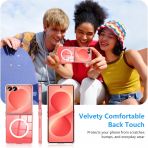 OWKEY Galaxy Z Flip 8 Darbe Korumal� K�l�f-Clear