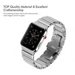 Oittm Apple Watch Seri 3 Paslanmaz elik Kay (42mm)-Silver