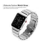Oittm Apple Watch Seri 3 Paslanmaz elik Kay (42mm)-Bright Silver