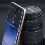Olixar Galaxy Note 8 Karbon Fiber Dizayn Bumper Klf-Gold