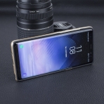 Olixar Galaxy Note 8 Karbon Fiber Dizayn Bumper Klf-Gold