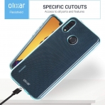 Olixar Huawei P20 Lite FlexiShield Klf-Blue