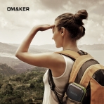 Omaker Bluetooth Hoparlr-Army Green