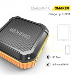 Omaker Bluetooth Hoparlr-Orange