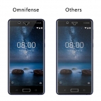 Omnifense Nokia 8 Temperli Cam Ekran Koruyucu (2 Adet)