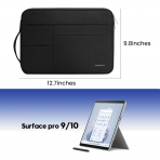 Omnpak Surface Pro Uyumlu anta(13 in)-Black