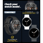 Orzero Galaxy Watch 8 46mm Ekran Koruyucu (3 Adet)