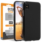 Orzly Apple iPhone X Mat Klf-Black